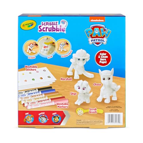 Crayola Scribble Scrubbie PAW Patrol Figurine Playset, Customizable PAW Patrol Toys & Gifts for Toddlers, Reusable Coloring Activity, Ages 3+ - image 7