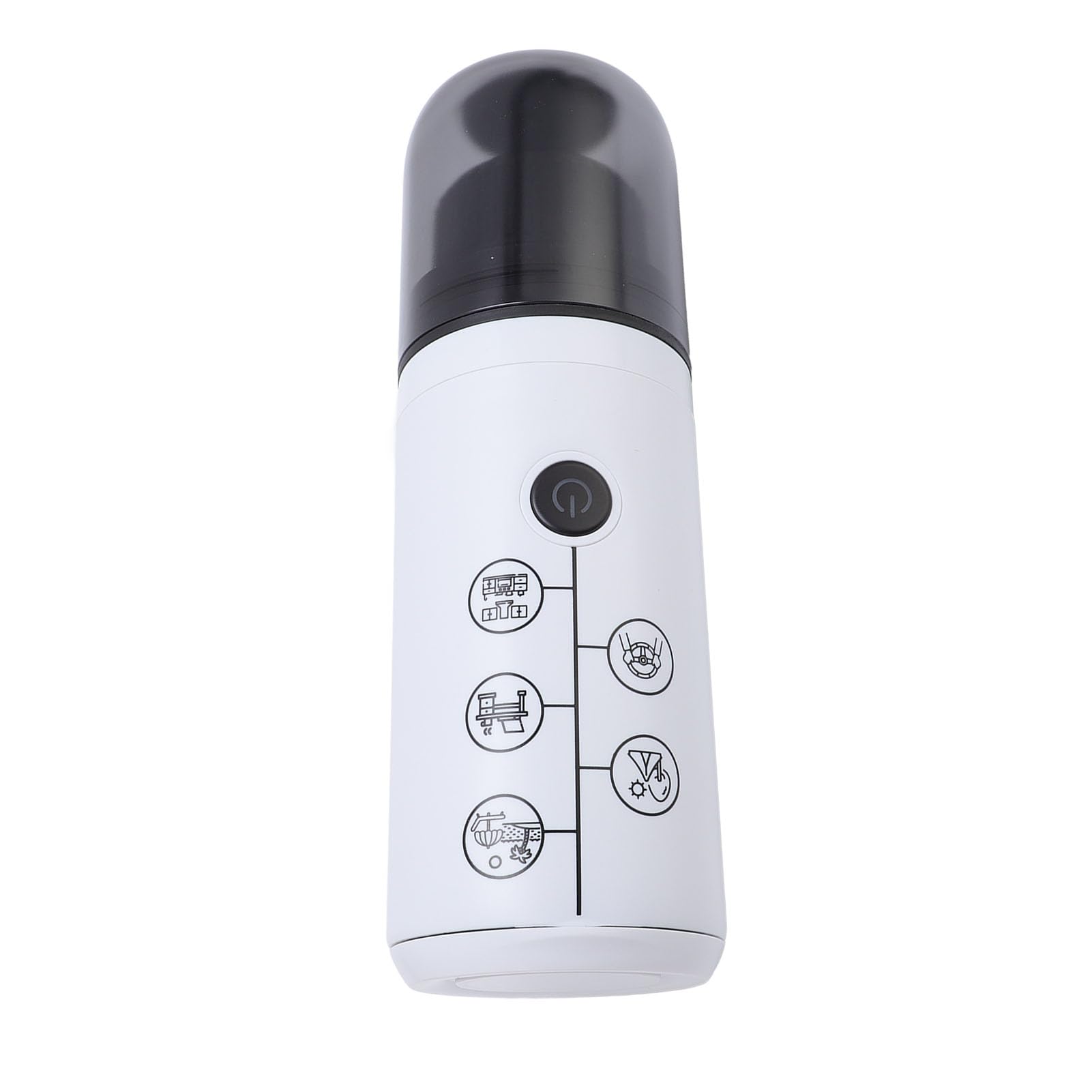 Pongnas Caffettiera Elettrica Portatile da 17 Bar per Viaggi in Campeggio all'aperto – Doppio Scomparto per caffè Macinato in Polvere e Capsule – Batteria Senza Fili da 2600 MAh – 120 Ml – Peso
