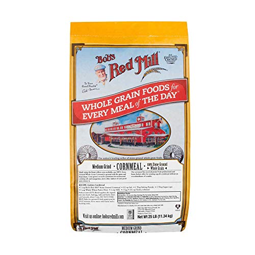 Bob's Red Mill Medium Grind Cornmeal, 25 Pound