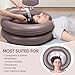 Portable Inflatable Hair Washing Basin for Bedridden - Wash Hair in Bed with Inflatable Shampoo Bowl.For Elderly,Disabled,Injured,Ideal Inflatable Sink for Locs Detox
