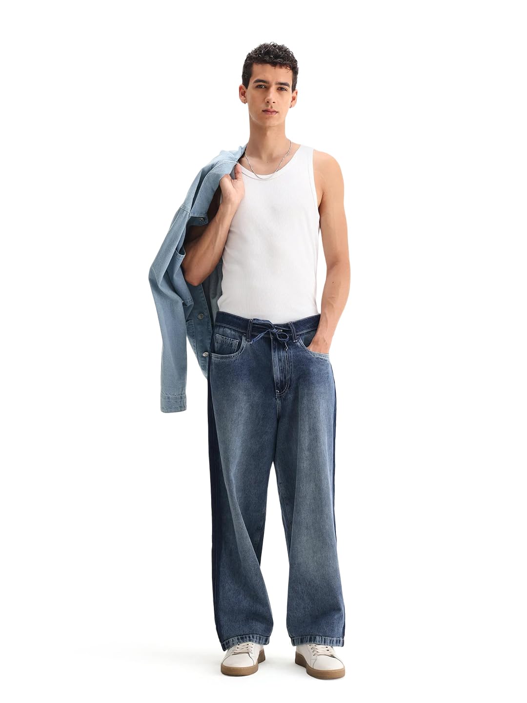 rare rabbit Baggy Plain Jeans-picture-38