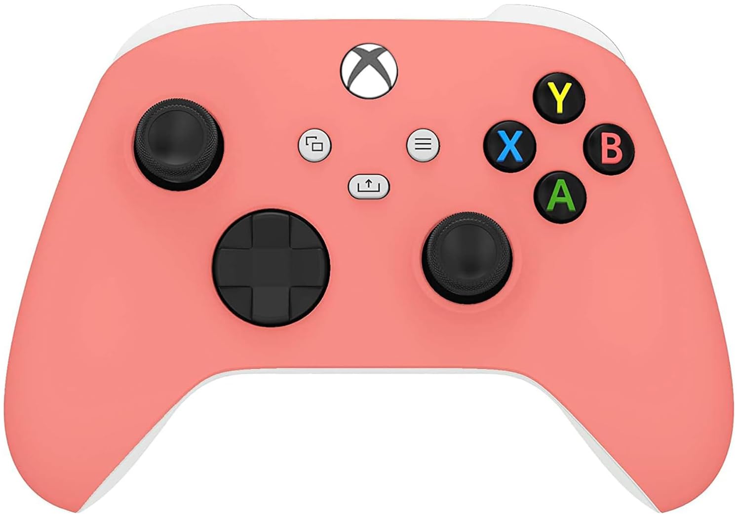 Custom Controllerzz Wireless Controller for Microsoft Xbox Series X/S &amp; Xbox One - Custom Soft Touch Feel - Custom Xbox Series X/S Controller (X/S Coral)
