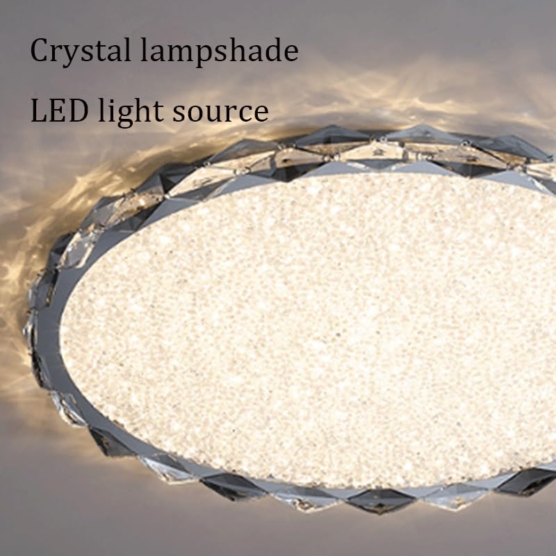Plafonnier LED cristal tricolore pour harmoniser l'éclairage de nuit - 5