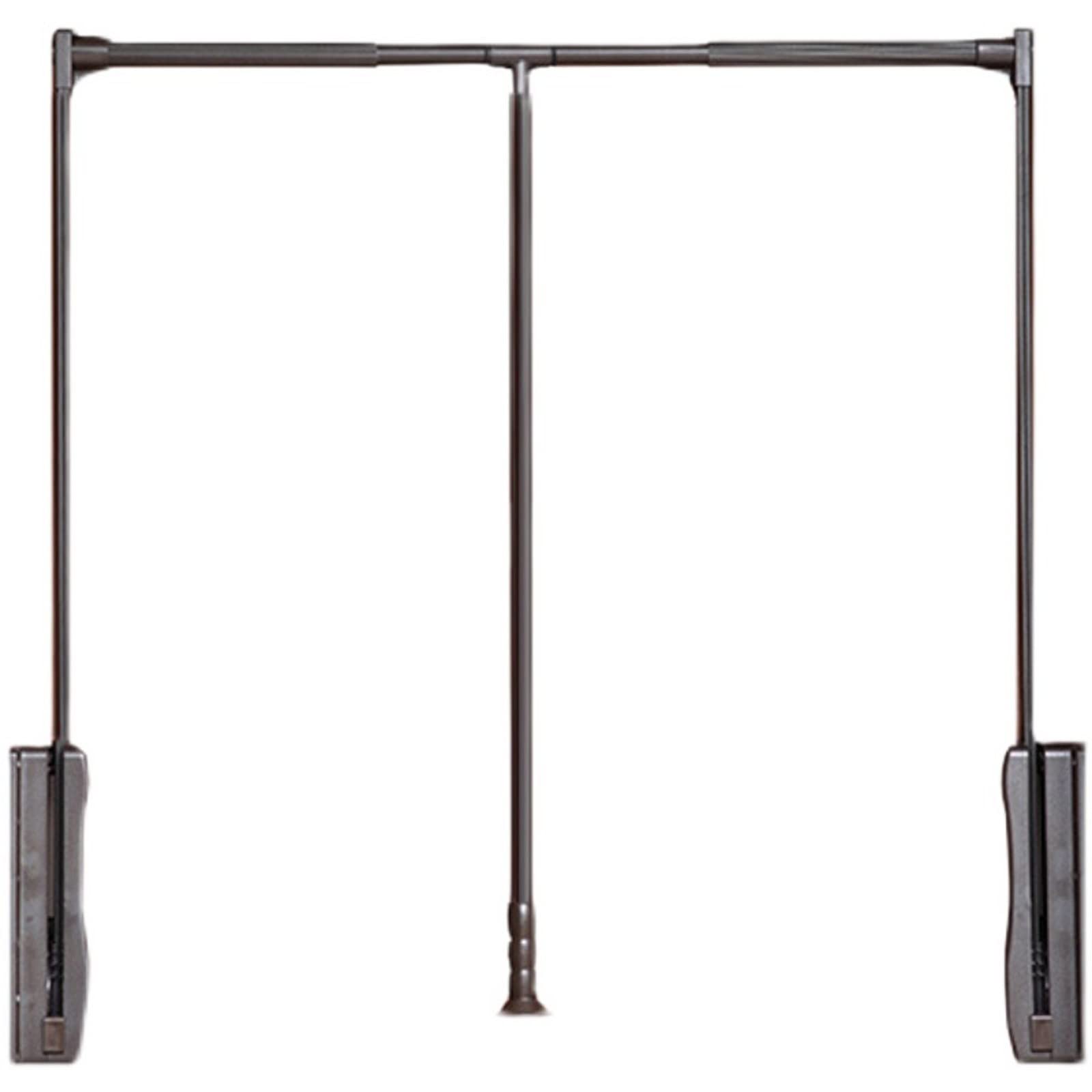 Tringle de placard rétractable en aluminium extensible gain de place
