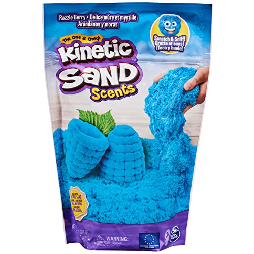 Kinetic Sand Scents, 8oz Blue Razzle Berry Scented, for Kids Aged 3 and up