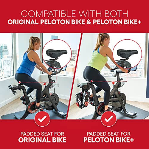 Trublifit Padded Seat Cover For Peloton Bike & Peloton Bike+, Gel Seat Cushion For Ultimate Comfort, Saddle Cover Seat Pad For Men & Women, Accessories For Peloton Bikes #TOP1