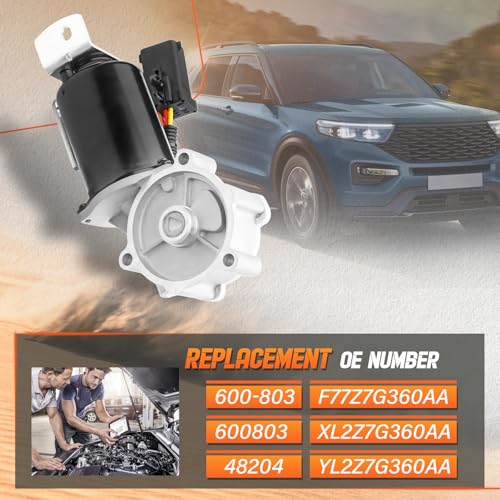 Image of 600-803 Transfer Case Motor Rectangular Electrical Connector with 7-Pin Fit for Ford /Mercury Vehicles, 4WD, Replace Number XL2Z7G360AA, F77Z7G360AA