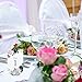 HOHIYA 12pc Diamond Place Card Holders Stands Table Harp-Clip Holder for Weeding Baby Shower Party Decoration Acrylic Crystal Clear