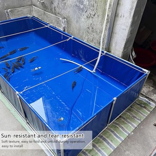 Estanque de lona para peces: evite obras con este tanque temporal de 3 metros 4