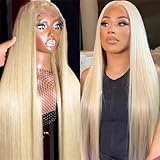 Generic 613 Blonde Lace Wigs 13X4/13X6 Lace Front Human Hair Wigs For Women 4X4/5X5 HD lace wig, 24inches#180