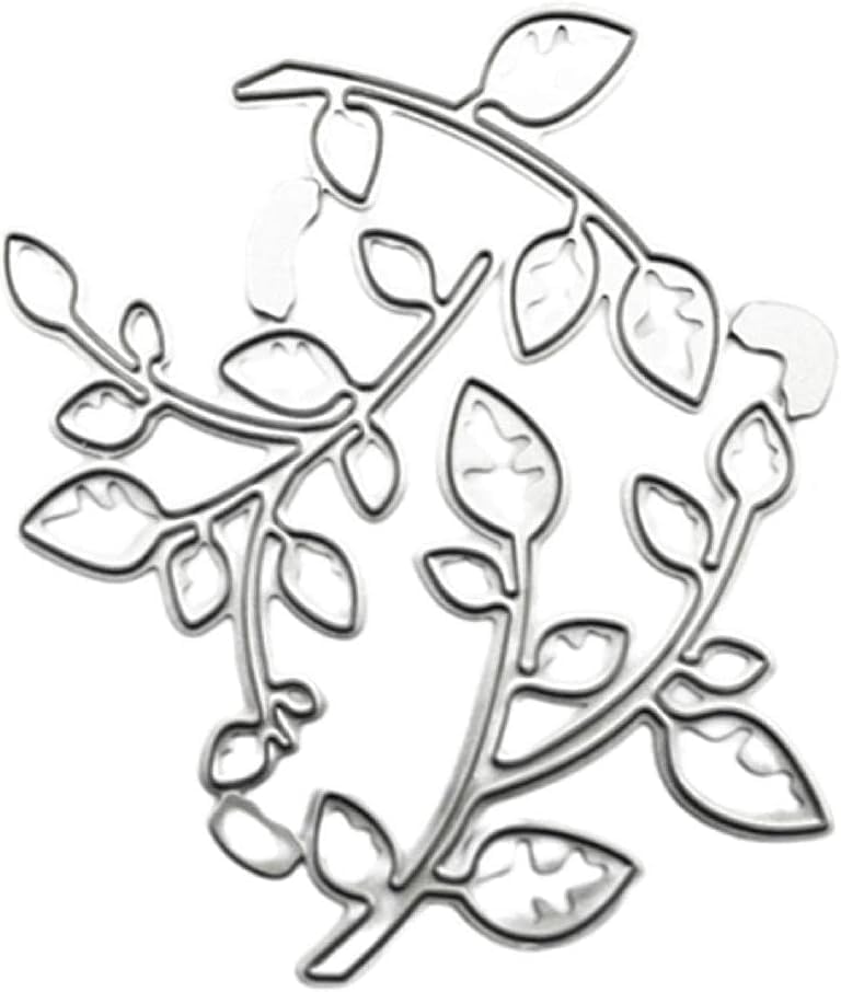 Die Cuts for Card Making, Metal Cutting Dies Leaves Pattern for Invitation Card Scrapbooking Embossing Paper Decoration Card Making Dies Cutting