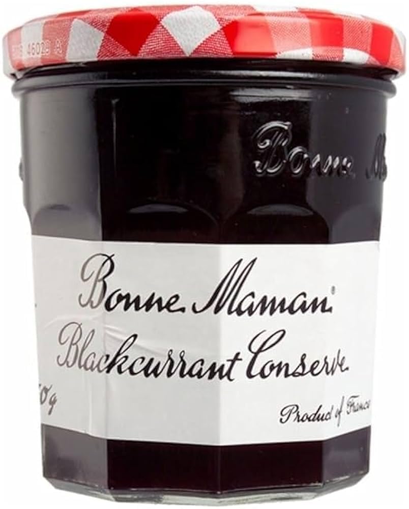 Bonne Maman Blackcurrant Preserve Fruit Jam 370 g