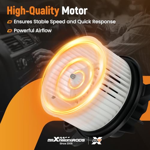Image of maXpeedingrods HVAC Blower Motor Assembly with Fan Cage 700095 Fit for Jeep Grand Cherokee 1997-2001, for Jeep Wrangler 1997-2001# 4886150AA 3010234 PM6002 CH3126112