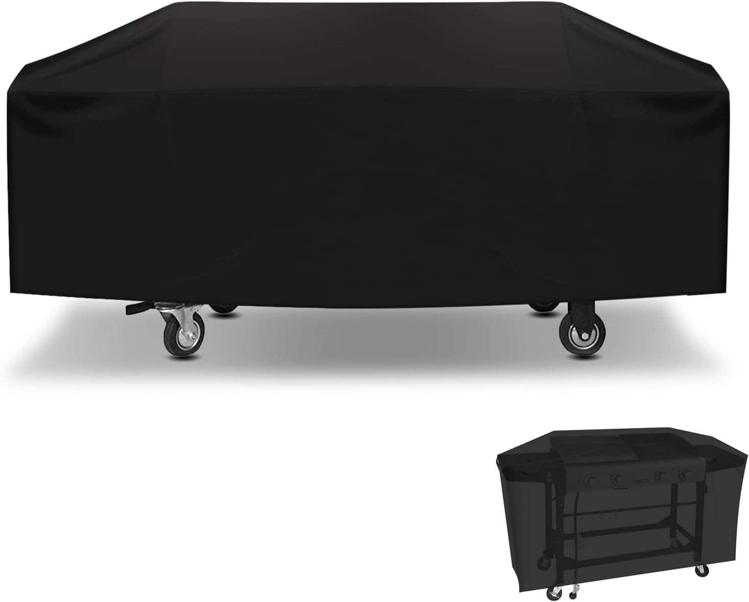 Grill Cover for GD401 GD402 4-Burner Gas Grill Griddle Combo, Outdoor Flat Top Griddle Cover for GD401C GD403 4 Burner Griddle - 66 X 23 X 36 Inch