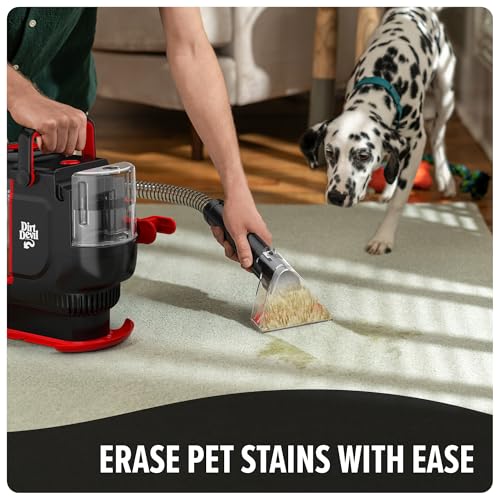 Dirt Devil Portable Spot Cleaner Machine for Carpet and Upholstery, Powerful Suction with Versatile Tools, Lightweight Design for Pet Stains, Rugs, Stairs & Auto Interiors, FD13010 by Dirt Devil - Image 4