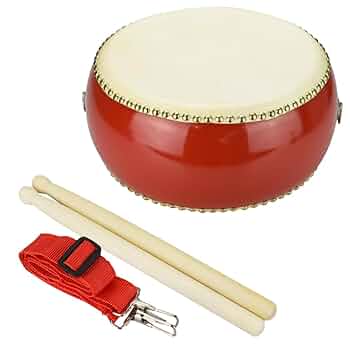 和楽器 鼓 黒と赤の装飾ジャンク品 和楽器 鼓 黒と赤の装飾ジャンク品 和楽器 鼓 黒と赤