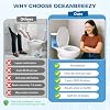 Automatic Toilet Bowl Cleaners Bottles, 3 Pack Long-Lasting Blue Toilet Cleaner Tablets, Septic Safe Toilet Tank Cleaner for Stain Prevention & Odor removal, Up to 3 Months each bottle