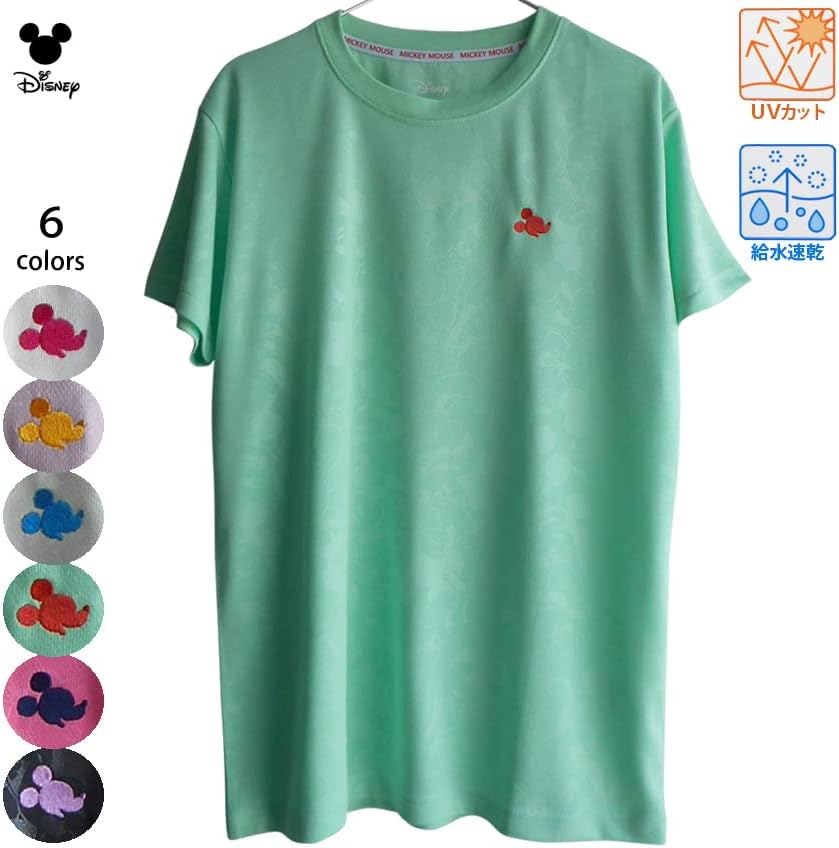 美品⭐︎香港ディズニー　ミッキーマウス ストライプシャツ ゲームシャツ craft_standard_boutique_collec