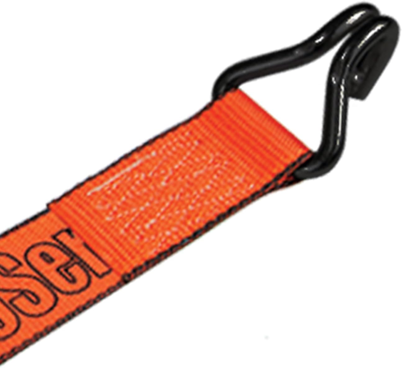 VULCAN Winch Strap with Heavy Wire Hook - 2 Inch x 15 Foot - 4 Pack - PROSeries - 3,300 Pound Safe Working Load - Image 7