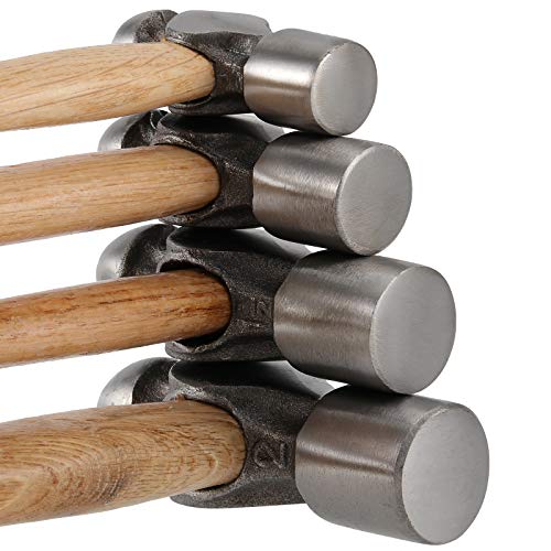 ZEONHAK 4-Piece Ball Peen Hammer Set