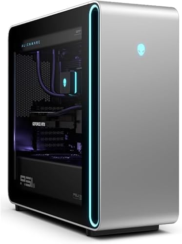 New Alien.Ware Area-51 Gaming Desktop 24-Cores Ultra 9 285K Processor 64GB DDR5 XMP 4TB SSD GeForce RTX 5090 32GB GDDR7 Graphics WiFi 7 Ethernet Win 11H 1500W, 360mm Liquid-Cooled【Tempered Glass Door】