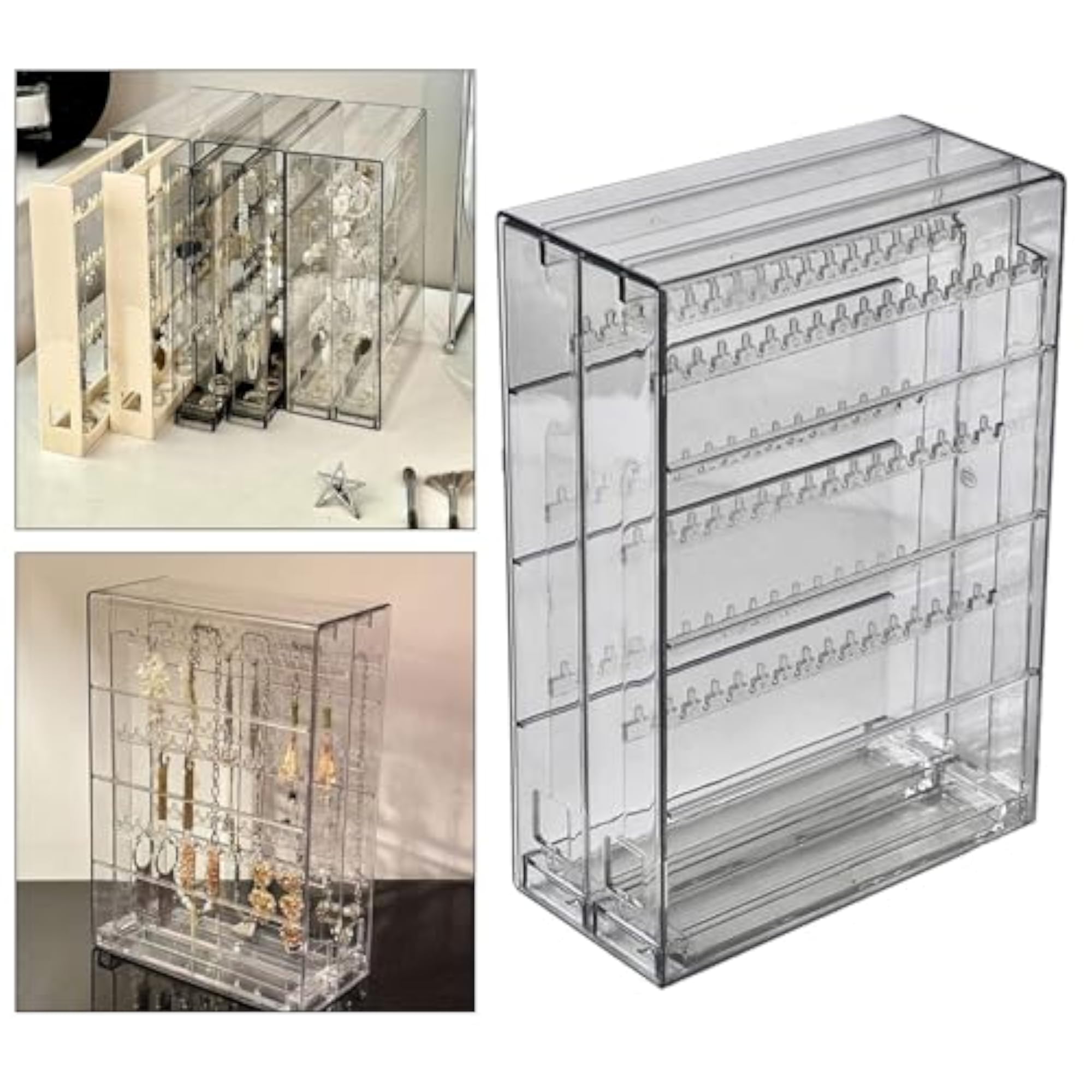 Large Capacity Multi-Layer Jewelry Display Rack for Home Decor