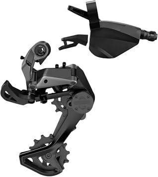 Compatible for LTWOO T7 1x10 Speed Bike Groupset, Two-Way Release Shifter & Damping Rear Derailleur 82mm Cage