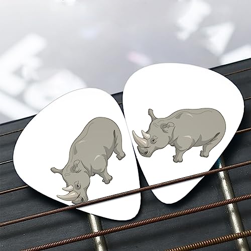 Angry Rhino Lot de 12 médiators tendance et durables pour guitare électrique et basse - Les Beatles, Paul McCartney, John Lennon, RIngo Starr, George Harrison Angry Rhino Lot de 12 médiators tendance et durables pour guitare électrique et basse – Image 8