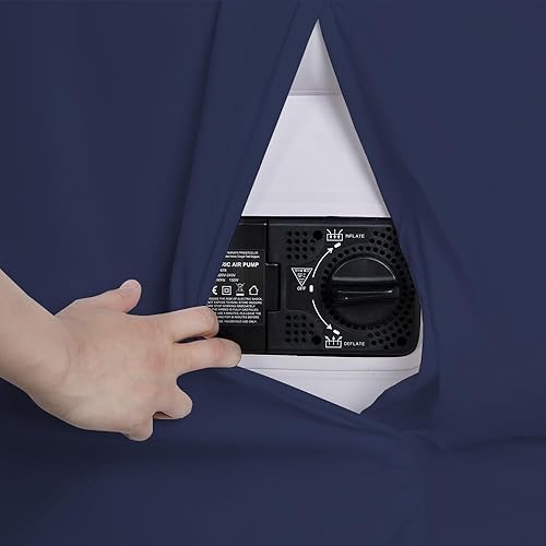 Miniatura 5 de Bedecor Sábanas de cama de aire para funda de colchón, cama extraíble y banda elástica, súper suaves, transpirables y profundas de hasta 21