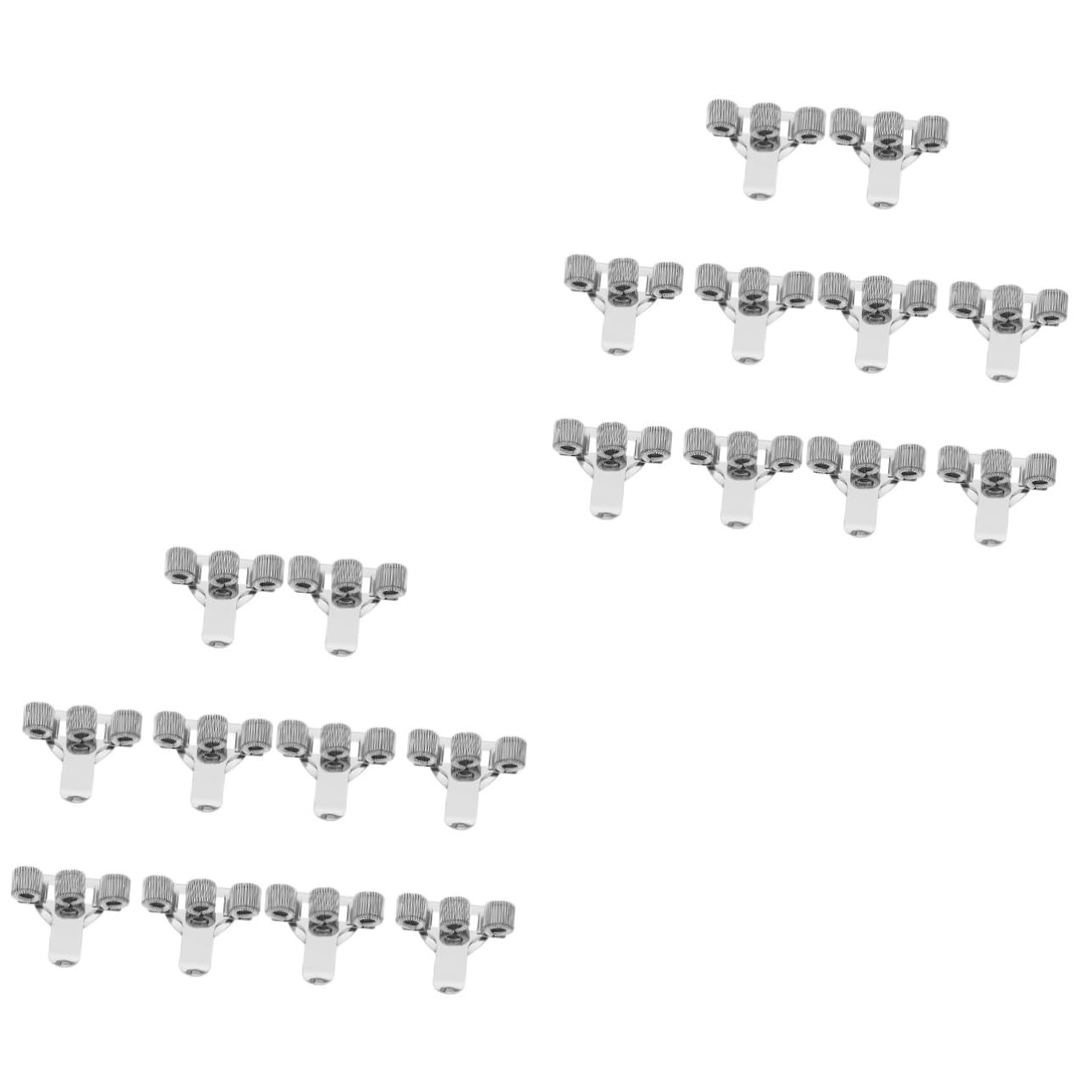 OSALADI 2 Ensembles Clips Métalliques Pour Stylos Support De Stylo Portable Triple Accessoires Pour Enseignants 10 Pièces * 2