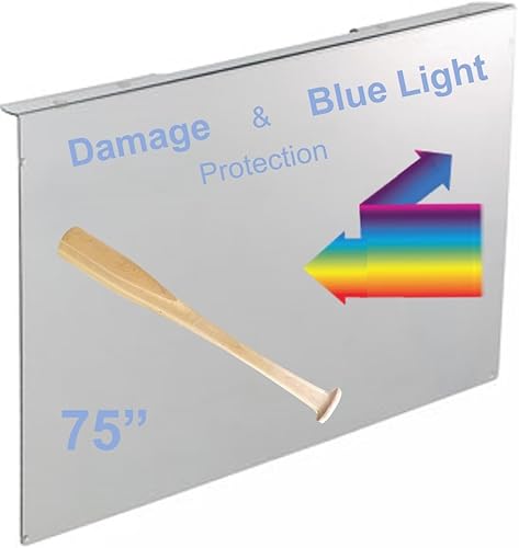 Miniatura 10 de VizoBlueX 23-24 Pulgadas Filtro Anti-Luz Azul para Monitor de Computadora. Protector de Pantalla Panel 21.5” x 13.0 Bloquea Luz Azul para Monitores