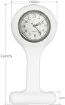 3pcs Silicone Nurses Watch (Practical Colour)