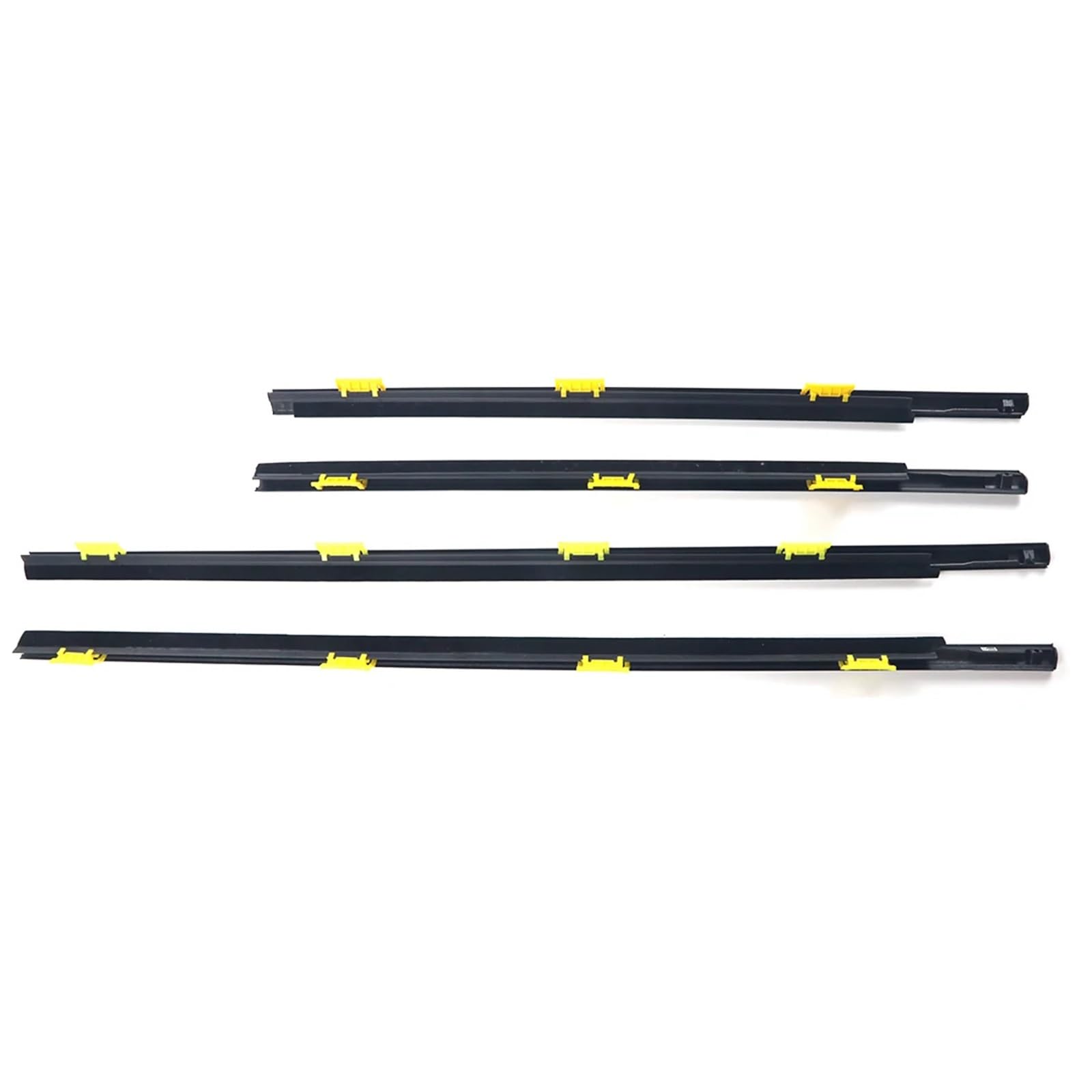 4 szt. Gumowa uszczelka do CR-V do CRV 2002-2006 Samochodowa gumowa uszczelka do okien zewnętrznych Wodoodporna taśma dociskowa Taśma uszczelniająca Listwa wykończeniowa Uszczelka drzwi samochodu