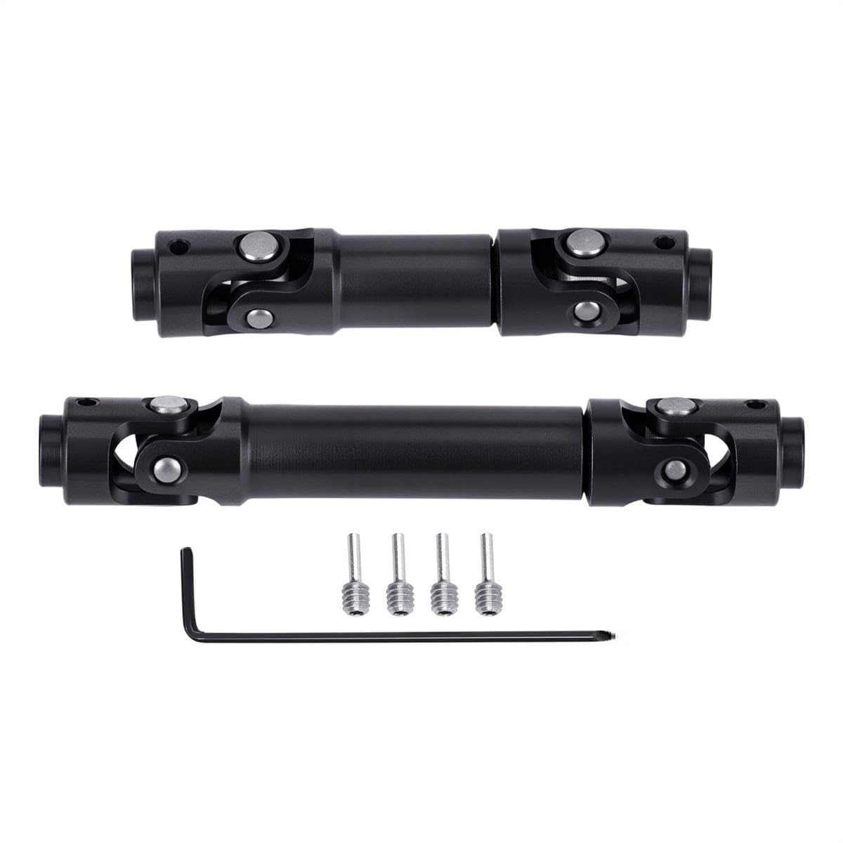 Photo 1 of SCX30 Driveshaft Front Rear Drive Shaft for 1/30 Axial RC Crawler Upgrades (Stainless Steel, Black)