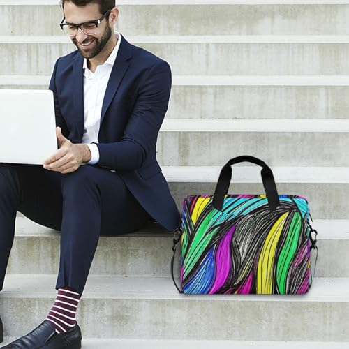 Funda para portátil messenger 15.6 pulg con asa y correa miniatura 3