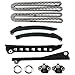 CNS Timing Chain Kit W/Updated Tensioners Compatible/Replacement for 2004-08 FORD/LINCOLN 5.4L SOHC V8 (24-Valve), TRITON (3-Valve) Engine ONLY