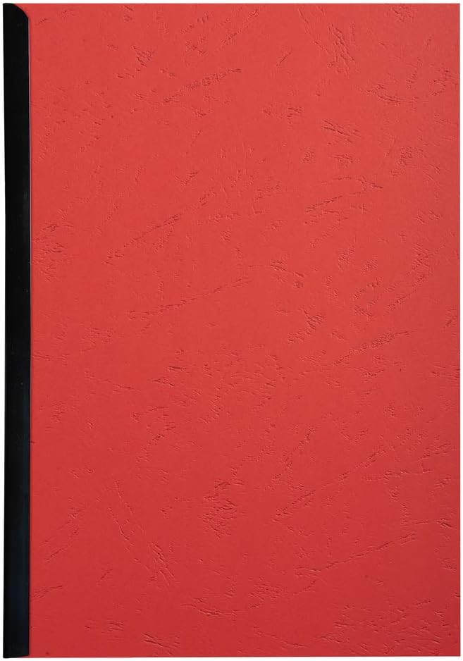 Fellowes Pack De 100 Couvertures Grain Cuir A3 Noir - Reliure Professionnelle Et Élégante Pour Vos Documents