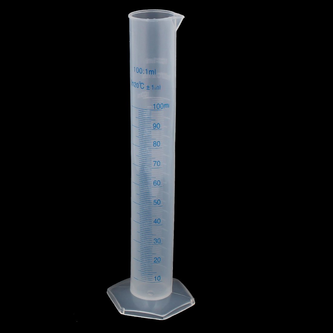 Aexit 100mL Laboratory Funnels Solution Liquid Measurement Graduated Cylinder Filtering Funnels 23cm Height