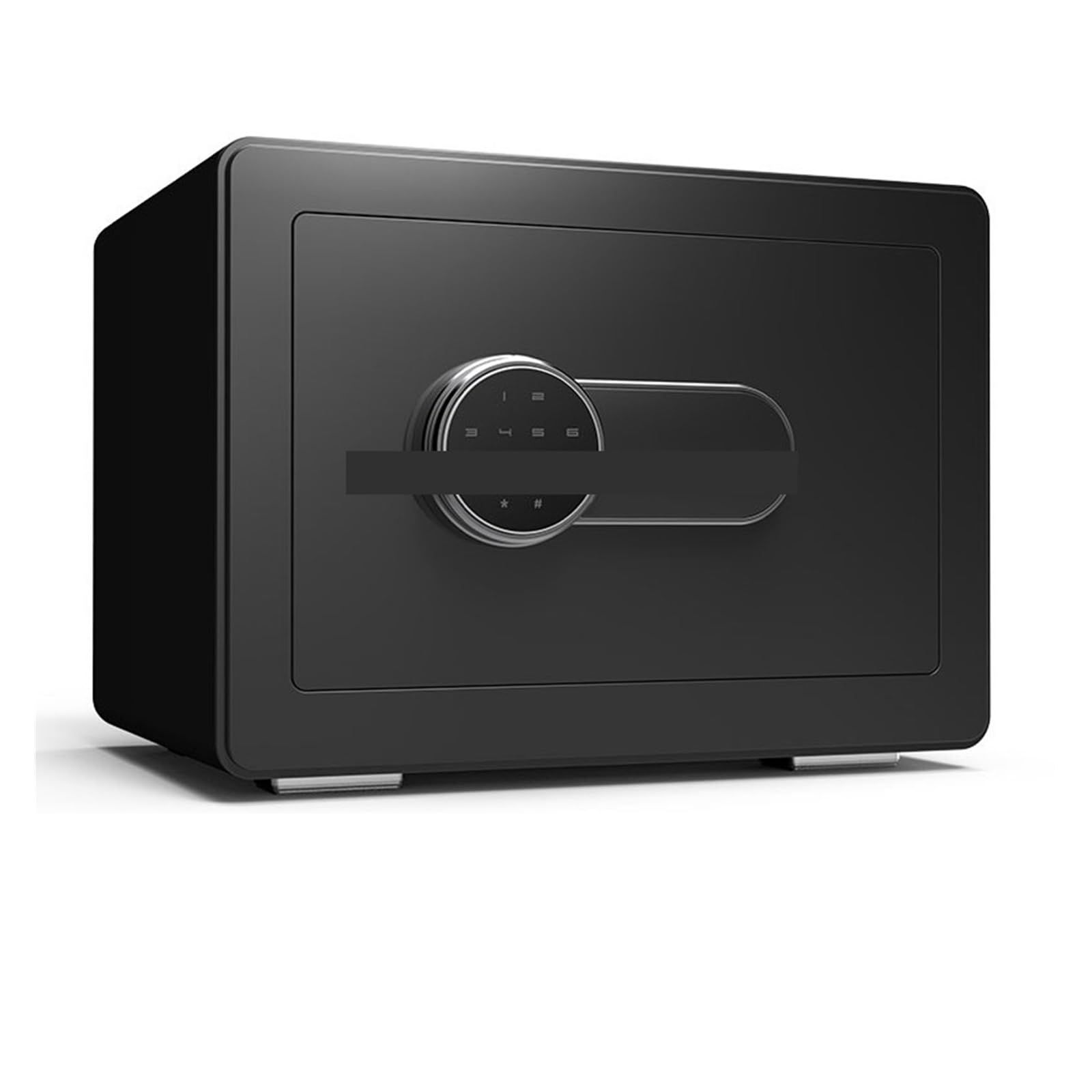 CVFRDD Security Safe Box 28CM Electronic Safe Deposit Box Secret Hidden Piggy Bank Digital Access & Override Keys For Store Money Guns Jewelry Documents(B password)