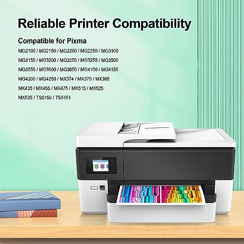 Salols 540XL and 541XL Ink Cartridges Replacement for Canon 540 and 541 Ink Cartridges Printer Ink PG540 Black CL541 Colour XL for Canon Pixma TS5150 TS5151 TS5100 MG3600 MG3650S MG3650 MG4250 MX475 - Image 3