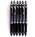 Pilot Acroball Knock Ballpoint Pen, 0.7mm, Black(BAB-15F-BB),6 pens per Pack (Japan Import) [Komainu-Dou Original Package]