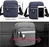Hjkiopc Shoulder bag for Men Crossbody Small Shoulder Bag Portable mobile phone coin bag/Travel Utility Work Practical Handy Mens (Blue) #1