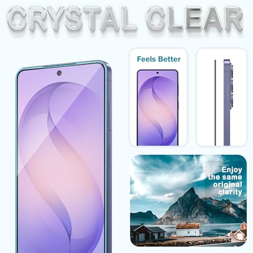 Image of FIRST MART Tempered Glass for Samsung Galaxy S26, 9H Full-Glue Screen Protector, 3D Edge-to-Edge, HD Clear, Oleophobic, Case-Friendly, Black, Pack of 1
