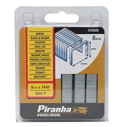 Preisvergleich Produktbild Black + Decker X70508-QZ TACKERKLAMMERN TYP5 8MM