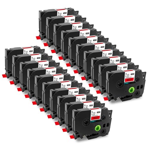 Sluxjet �݊� �s�[�^�b�` �e�[�v 9mm�� �Ԓn������ TZe-421 Tz-421 �e�v�� �u���U�[�H�� �s�[�^�b�`�L���[�u P-touch �ėp �e�[�v�J�[�g���b�W ����8m P�^�b�` �@��Ή� PT-P710BT PT-2500PC 20�Z