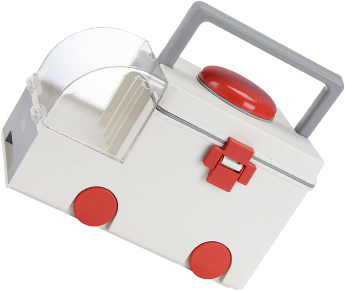 Family First Aid Organizer Box Capacity Medical Container for Home Portable Medicine Storage Case with Handle for Emergency Supplies and Household