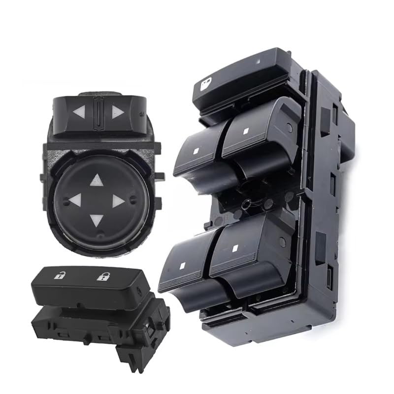 Bouton lève-vitre double commande pour GMC Sierra 2007-2014 complet