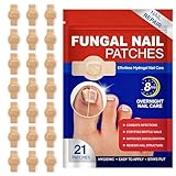 21pcs Nail Care Patches for Toes, Protective Nail Patches for Damaged or Split Nails, Breathable Toe Nail Covers for Night Use, Adhesive Nail Wraps for Daily Nail Care, 21 Pieces