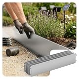 VOUNOT® Bordatura da Giardino, Prato in Acciaio galvanizzato, 20 m, Bordo di separazione R...