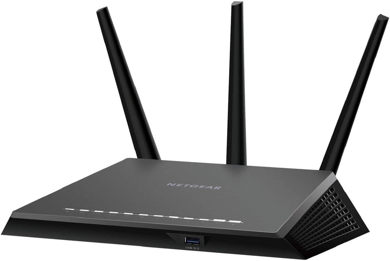 Nighthawk R7350 AC2400 Router: Fast Beamforming Wi-Fi for Gaming, 4K UHD Streaming. 2400Mbps, 2500 Sq Ft, QoS, Dual Core, 2.4 + 5GHz, 5 x GIGABIT + USB 3.0 Port, Smart WiFi Router R7350-NAS